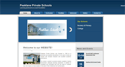Desktop Screenshot of peaklaneschools.com